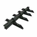 Снегозадержатель трубчатый плоскоовальный 3000мм универсальный 40x20-1,0-2,0-3 оцинкованная сталь с порошковым покрытием RAL 6009