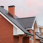 Металлочерепица Монтеррей классик оцинкованная с полимерным покрытием 0.4x1180мм  RAL 8004