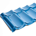 Металлочерепица Монтеррей классик оцинкованная с полимерным покрытием 0.45x1180мм  RAL 5002