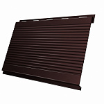 Вертикаль 0,2 Grand Line gofr 0,5 Rooftop Бархат с пленкой RAL 8017 шоколад