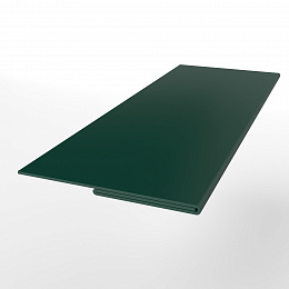 Планка финишная 0,45 мм (RAL 6005) оцинкованная, с порошковым покрытием