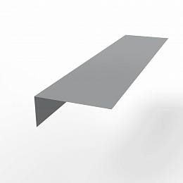 Планка околооконная 0,45мм RAL 7004 оцинкованная порошок