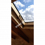 Окно-выход на крышу для неотапл. помещений дерево, лак ручка снизу Velux VLT 029 1000 45*73см