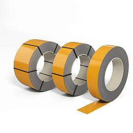 Лента оцинкованная (Штрипс) 0,5 мм (RAL 1033) с полимерным покрытием (полиэстер)