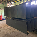 Парапет плоский RAL 7011 полиэстер 1 мм