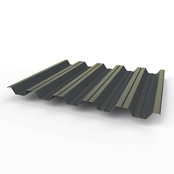 Профнастил НС35 0,45 RAL 7024 оцинкованный, с полимерным покрытием (полиэстер)