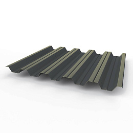 Профнастил НС35 0,45 RAL 7024 оцинкованный, с полимерным покрытием (полиэстер)