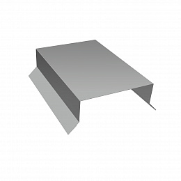 Парапет RAL 9006 полиэстер 0.45мм плоский