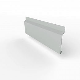 Отлив для фундамента (цокольный) оцинкованный c полимерным покрытием 0,45мм RAL 9006