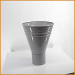 Воронка водосточная водосборная оцинкованная ф125х350мм