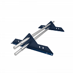 Снегозадержатель трубчатый 3000мм универсальный 25-1,2-2,0-3 холоднокатанная сталь с порошковым покрытием RAL 5005