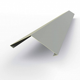 Ендова нижняя плоская 0,45 мм (RAL 7004) оцинкованная c полимерным покрытием