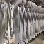 Костыль H-образный кровельный неокрашенный 25х4мм размер 200х500х200мм