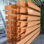 Лобовая планка (RAL 1034) оцинкованная, с порошковым покрытием 0,45 мм