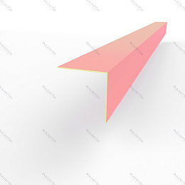 Планка угла внешнего RAL 3015 оцинкованная c порошковым покрытием 0,45мм