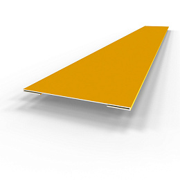 Планка стыковочная RAL 1006 оцинкованная c порошковым покрытием 0,45мм