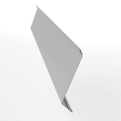 Ламель Z горизонтальная оцинкованная c порошковым покрытием 0,45мм RAL 9006