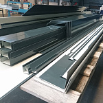 Откос оконный 0,4 мм (RAL 9007) c порошковым покрытием