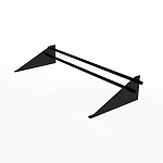 Снегозадержатель трубчатый 3000мм фальц 25-1,0-1,5-4 холоднокатанная сталь с порошковым покрытием RAL 9005