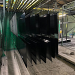 Парапет RAL 9005 полиэстер 0.45мм плоский