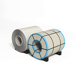 Рулон оцинкованный 0,4х1250мм (RAL 9002) с полимерным покрытием (полиэстер)