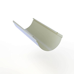 Желоб водосточный оцинкованный порошок ф120х2000мм RAL 7035