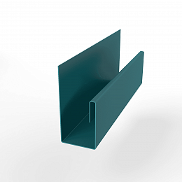 Планка П-образная для забора оцинкованная с порошковым покрытием 0,45мм ширина более 625 мм RAL 5021