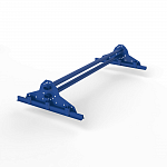 Снегозадержатель трубчатый 1000мм фальц 40x20-1,0-1,5-2 холоднокатанная сталь с порошковым покрытием RAL 5005