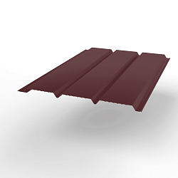 Софит металлический без перфорации оцинкованный с полимерным покрытием 0,45x357мм  RAL 3005