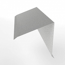 Конек односкатной кровли 0,65 мм оцинкованный