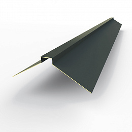 Конек фигурный 0,45 мм RAL 7016 оцинкованный, с порошковым покрытием