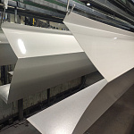 Парапет плоский RAL 9010 полиэстер 0,5 мм