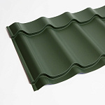 Металлочерепица Монтеррей классик оцинкованная с полимерным покрытием 0.5x1180мм  RAL 5005