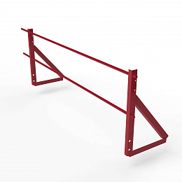 Ограждение кровельное 2000мм универсальный 900-25-1-1,5-2 оцинкованная сталь с порошковым покрытием RAL 3003