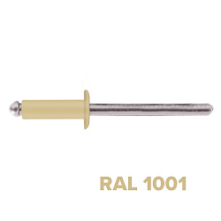 Заклепка 3.2x10 (RAL 1001) A2/A2 вытяжная