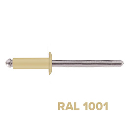 Заклепка 3.2x10 (RAL 1001) A2/A2 вытяжная
