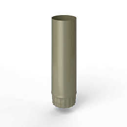 Труба водосточная оцинкованная порошок ф106х1250мм RAL 7002