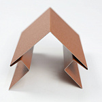 Угол внешний фигурный 0,5 мм (все цвета RAL) оцинкованный с порошковым покрытием