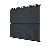 ЭкоБрус 0,345 Gofr Grand Line 0,5 Rooftop Бархат RAL 7016 антрацитово-серый