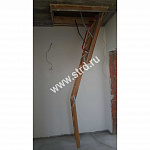 Лестница деревянная Fakro LTK Термоизол. складная 3-сегментная 130*60см 280см