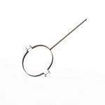 Крепление водосточный трубы сварное оцинкованное порошок ф120х10х250мм RAL 7048