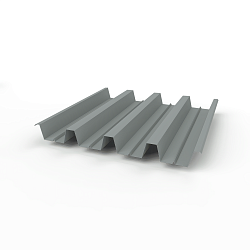 Профнастил Н60 (RAL 7042) 0,5х845мм оцинкованный, с полимерным покрытием (Полиэстер)