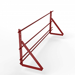 Ограждение кровельное функция снегозадержатель 2000мм универсальный 900-25-1-1,5-2 холоднокатанная сталь с порошковым покрытием RR 29