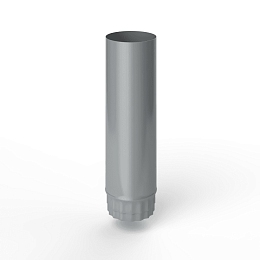 Труба водосточная оцинкованная порошок ф180х1250мм RAL 9023