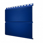 ЭкоБрус 0,345 Gofr Grand Line 0,5 Satin с пленкой RAL 5005 сигнальный синий