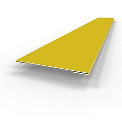 Планка стыковочная RAL 1012 оцинкованная c порошковым покрытием 0,45мм