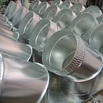 Колено водосточное оцинкованное ф140х400x400мм