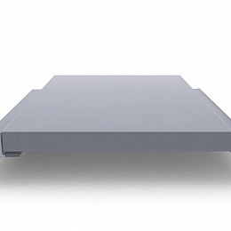 Линеарная панель оцинкованная с полимерным покрытием Т-Г-24хС/20 0,7х245мм RAL 9006