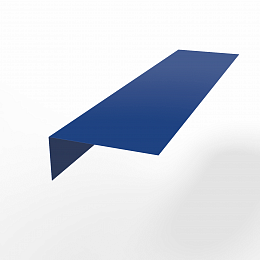 Планка околооконная для фасада оцинкованная с порошковым покрытием 0,45мм ширина более 625 мм RAL 5005