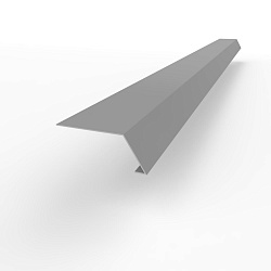 Карнизная планка RAL 9022 оцинкованная c порошковым покрытием 0,45мм